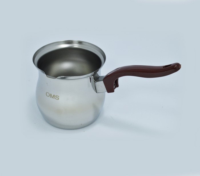 Ibric cafea, OMS, Otel Inoxidabil, 850 ml, Maner Plastic