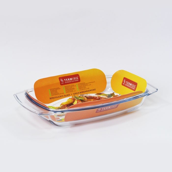 Heat resistant pan, TERMISIL, Classic, 1.6L, Glass