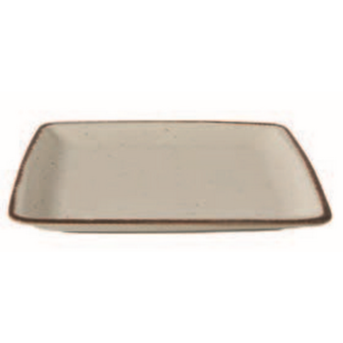 Flat plate, GURAL PORSELEN, Porcelain, BROWN, 19cm