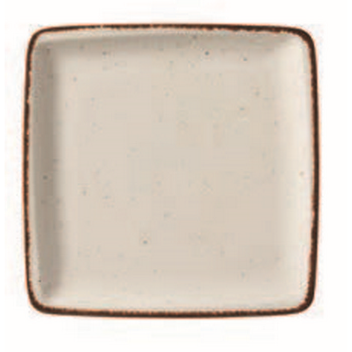 Flat plate, GURAL PORSELEN, Porcelain, BROWN, 19cm