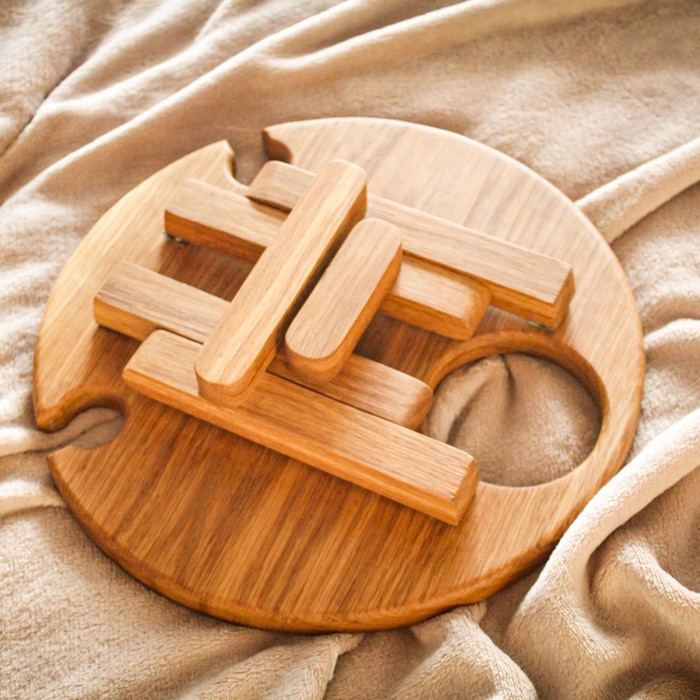 Cheese platter, WOODEN, Wood, 34cm, Round
