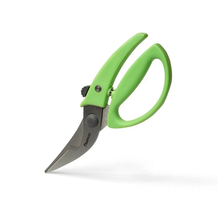 Foarfece de bucatarie, FISSMAN, Otel inoxidabil/Plastic, 23 cm