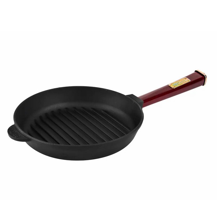 Tigaie grill, BRIZOLL, Fonta, 26cm, 5.5 mm, Electrica,gaz