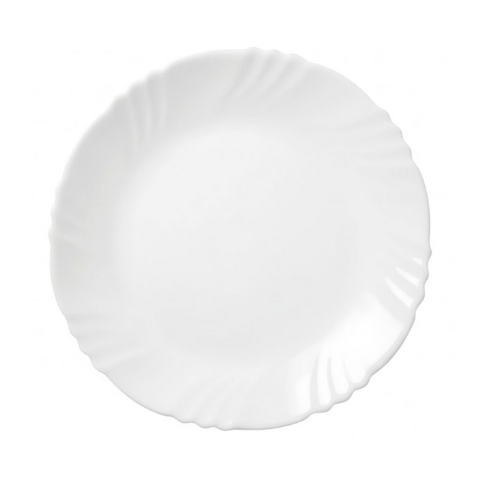 Farfurie plata, CELLO, Imperial, Opal, 25cm, Alb, Rotunda, Farfurie plata