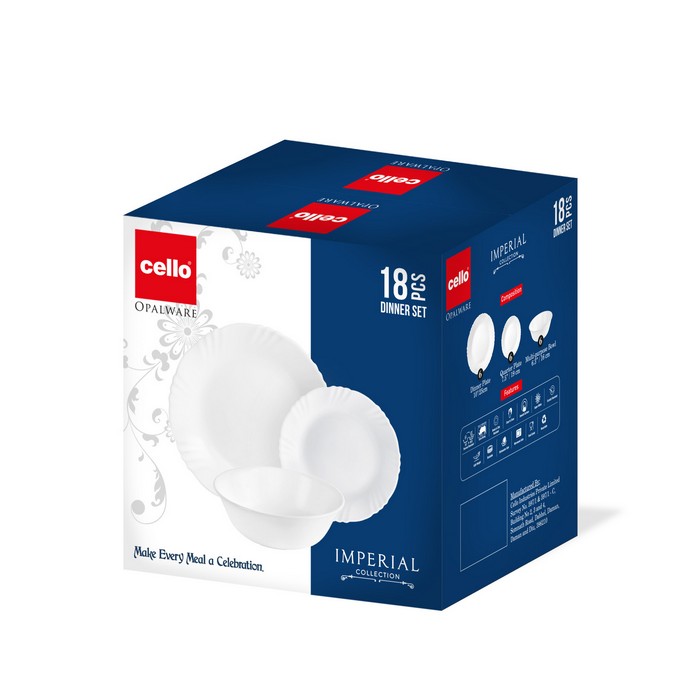 Serviciu de masa, CELLO, Imperial, Opal, 18 piese