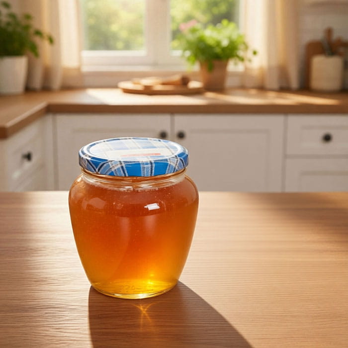 Borcan cu capac, Everglass, Sticla, 550 ml, Cu capac, Borcan cu capac