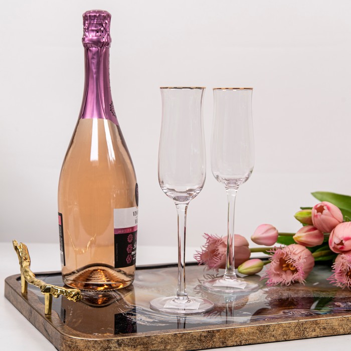 Glass set, GlassWare, 6 pcs, Glass, 145ml, Champagne