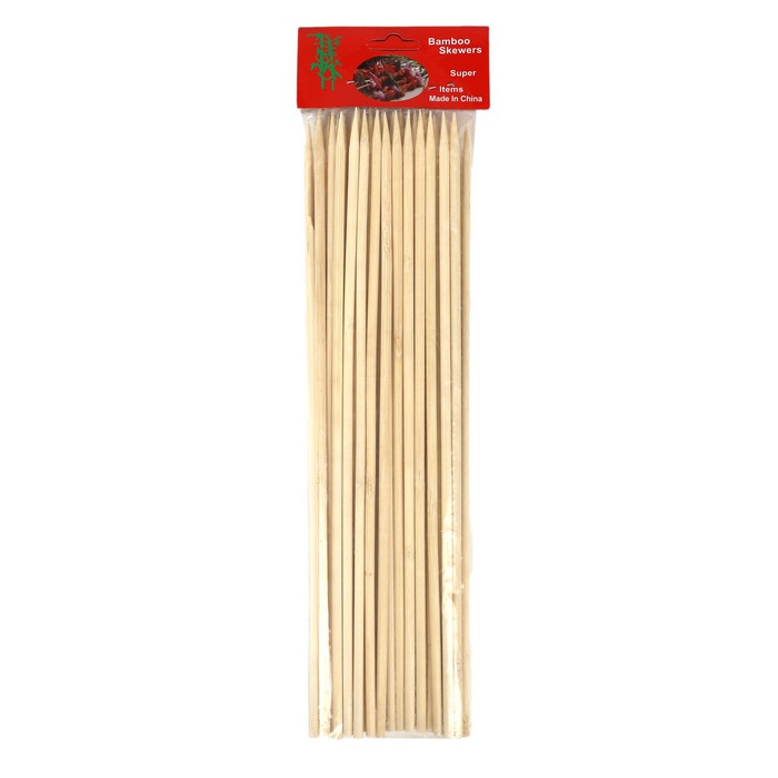 Set betisoare grill, PurelyNatural, Bambus, 48 buc, 30cm, 5 mm