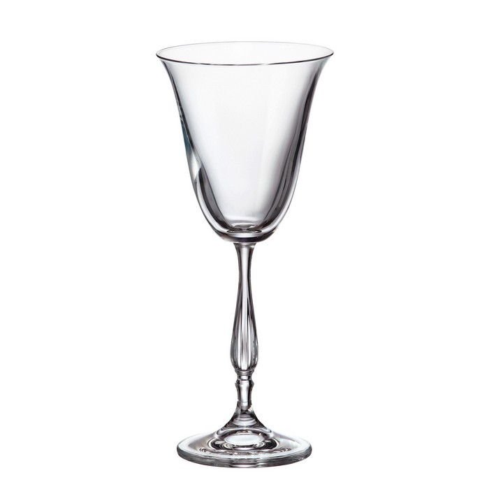 Set 6 pahare, CRYSTALITE-BOHEMIA, Sticla, Fregata, 185ml, Vin alb, Transparent