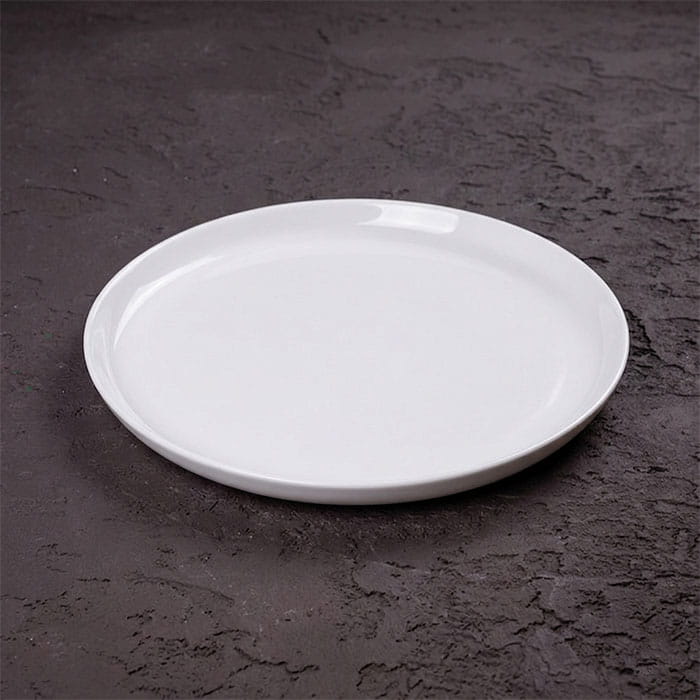 Farfurie plata, WELLDISH, Portelan, Oslo, 19,6 cm, Alb, Rotunda, Farfurie plata