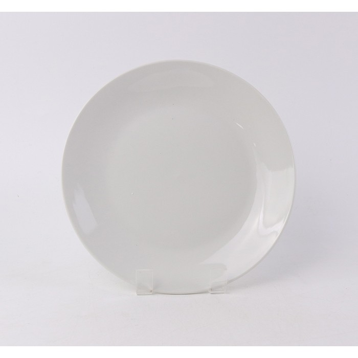 Farfurie plata, WELLDISH, Essential, Portelan, 26.7cm, Alb, Rotunda, Farfurie plata