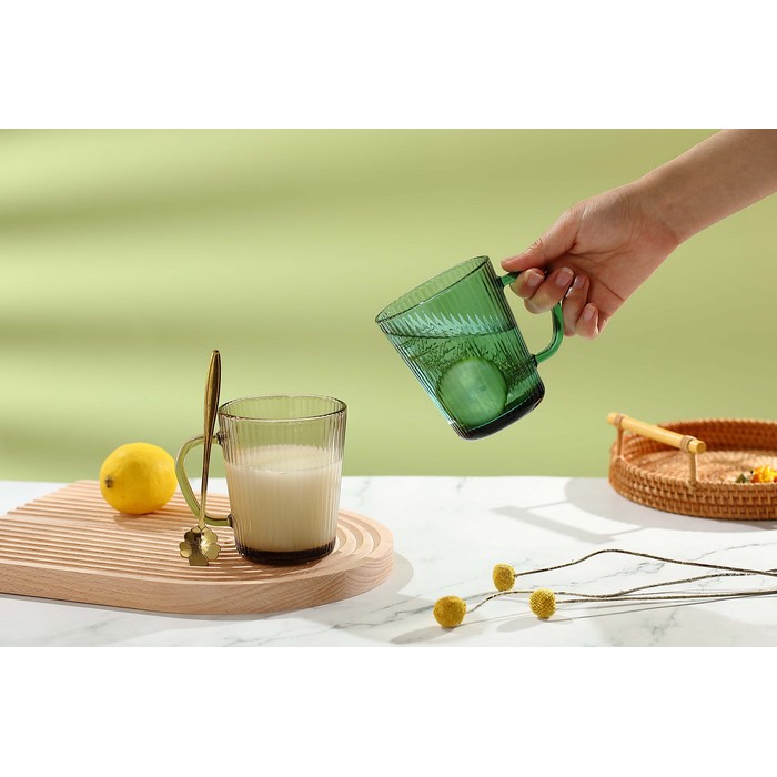 Чашa, GREENAPPLE, Стекло, 370мл, Разноцветный