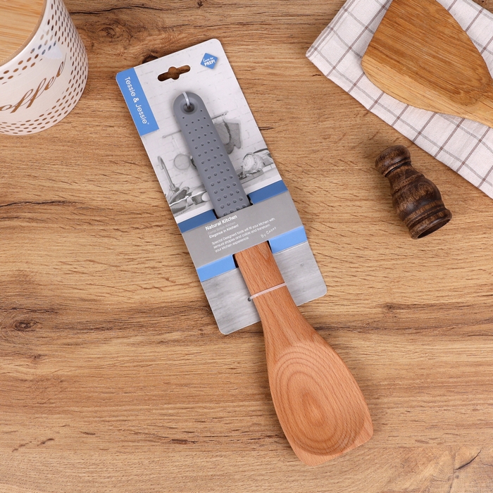 Spatula, Tessie&Jessie, Wood/Plastic, 30.5 cm, 6.6 cm, 1.2 cm