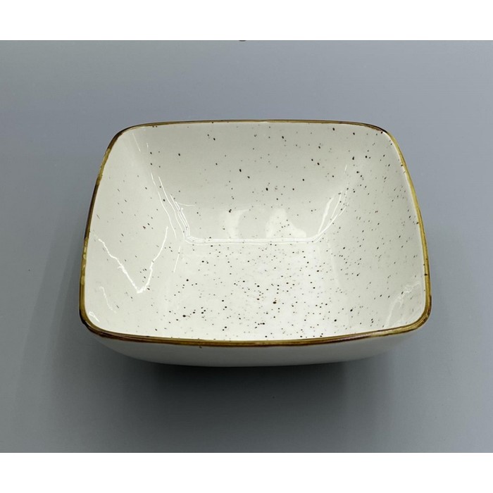 Миска, DANNY HOME, Фарфор, Прямоугольная, 23см, 22.3 cm, 8см, Кремовый