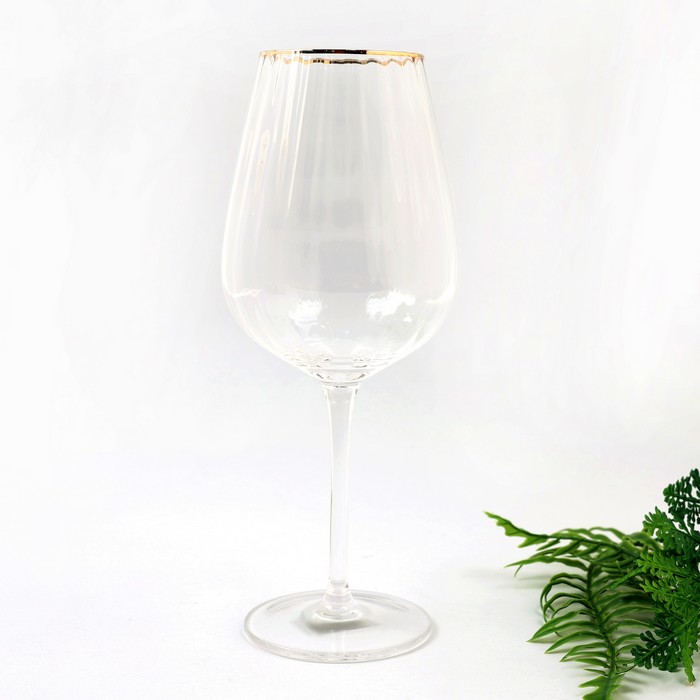 Set pahare, STUNNING, Sticla, 6 buc, 700ml, Vin, Reliefat