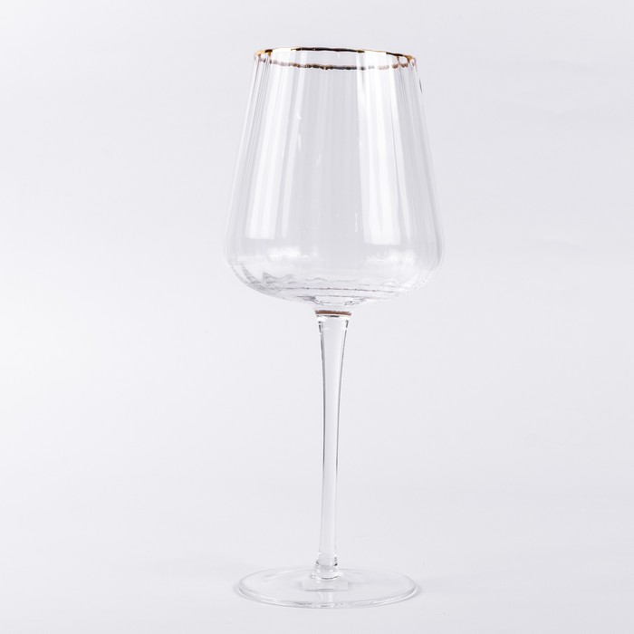 Set pahare, STUNNING, 6 buc, Sticla, 700ml, Vin, Reliefat