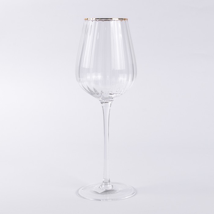 Set pahare, STUNNING, 6 buc, Sticla, 360ml, Vin, Reliefat