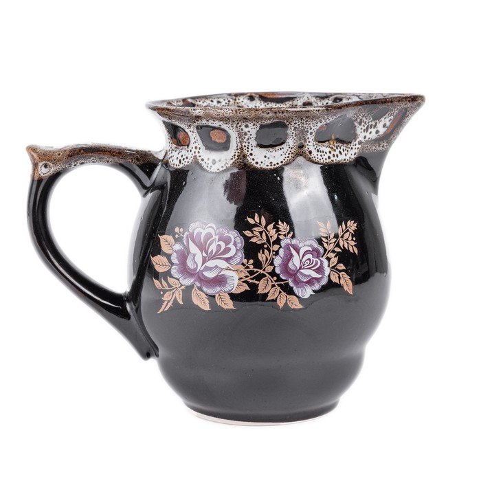 Pitcher, ORIENS, Ceramics, 1 L, Floral, Brown