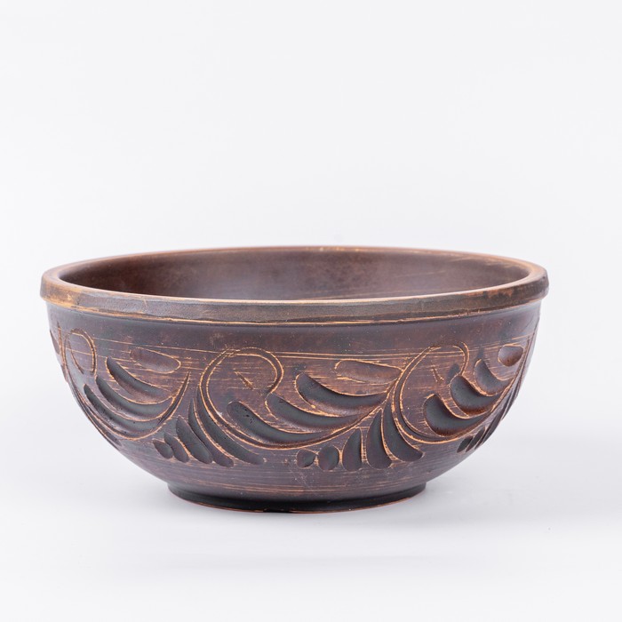 Bowl, ORIENS, Argila, Carving, 1.00 L, Matte