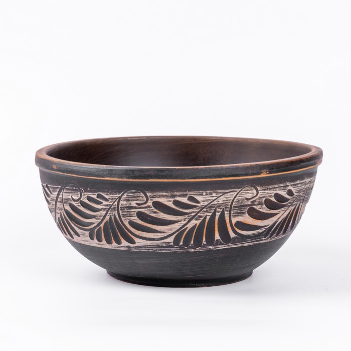 Bowl, ORIENS, Argila, With print, 1.00 L, Matte