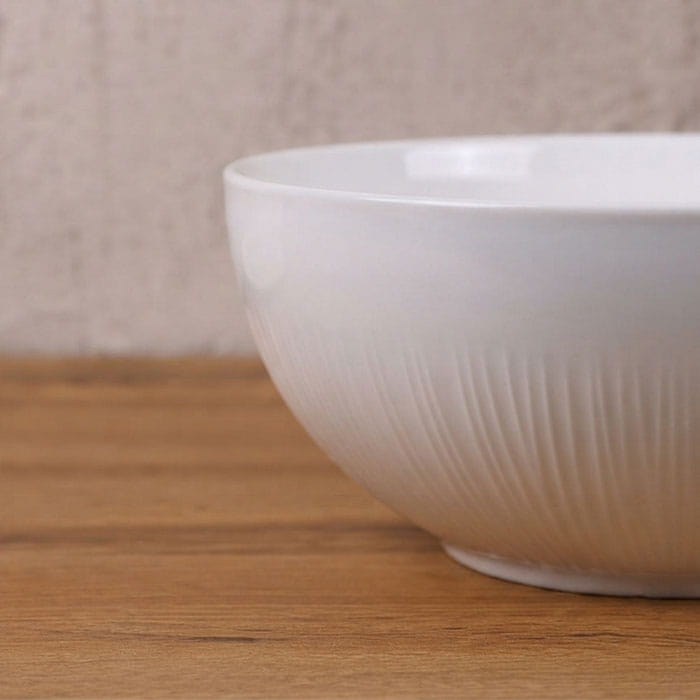 Bol, Bomei Porcelain, Portelan, Alb, 20cm