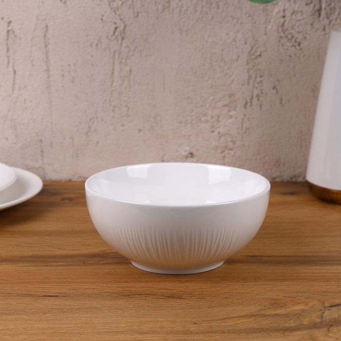 Bol, Bomei Porcelain, Portelan, Alb, 15 cm