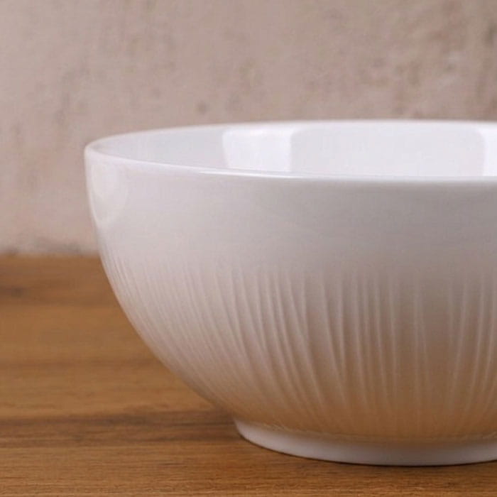 Bol, Bomei Porcelain, Portelan, Alb, 15 cm