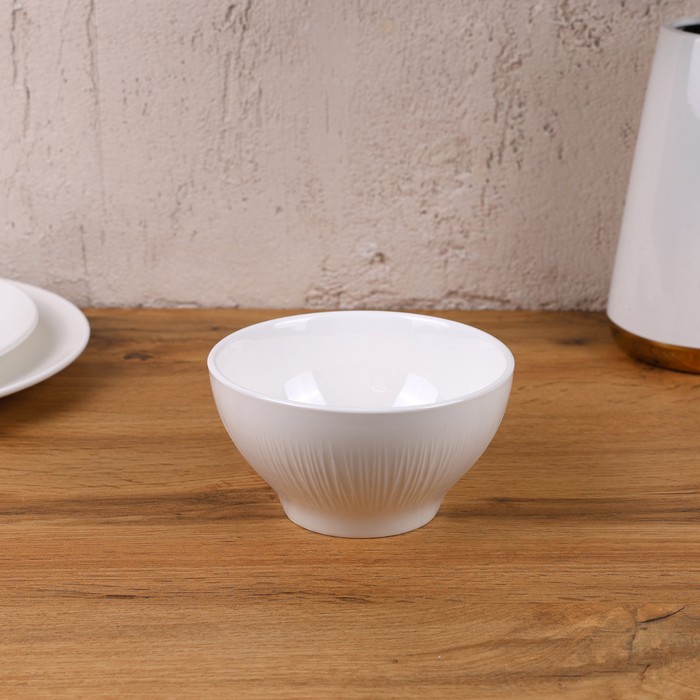 Bol, Bomei Porcelain, Portelan, Alb, 13cm