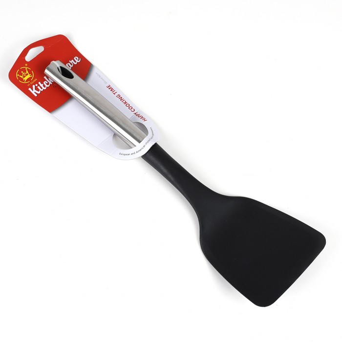 Shovel, YI GUAN, Stainless Steel/Plastic, Black/Metallic, 30cm