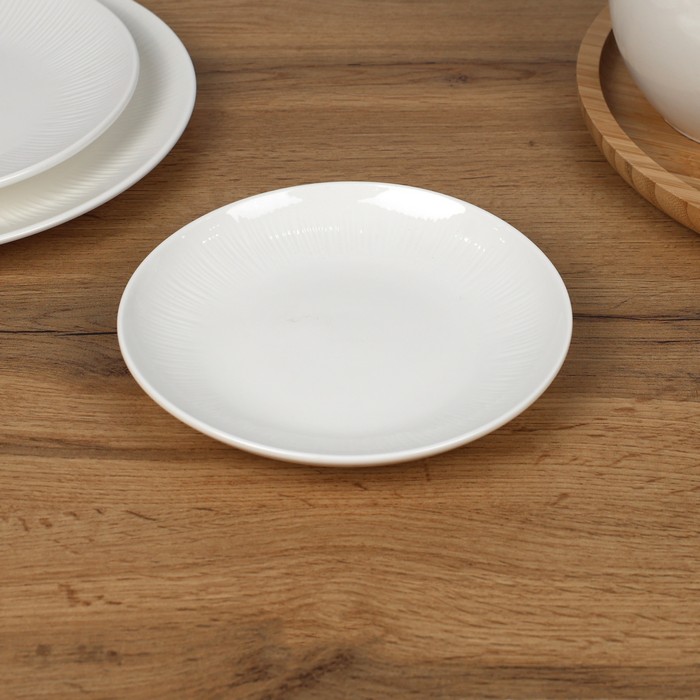 Plate, GS, Porcelain, 18cm, White, Round, Plate