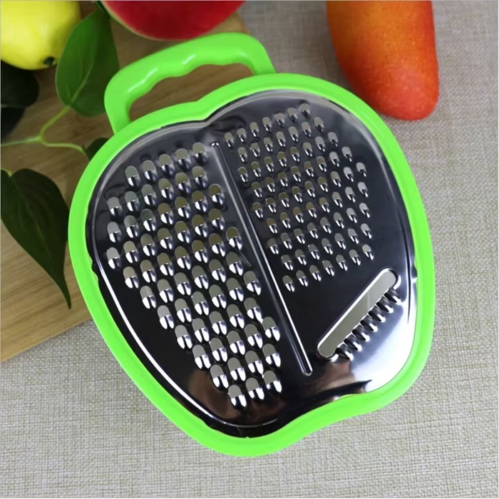 Razatoare, VOCEN, Otel inoxidabil/Plastic, Verde, Mar