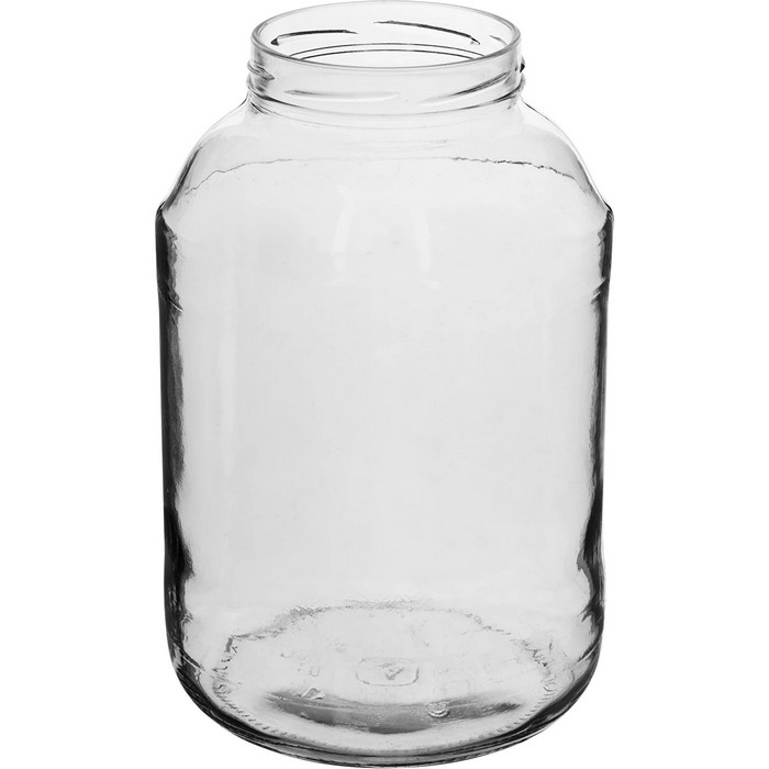 Borcan, DELMIX, Sticla, 4 L, Transparent, Borcan