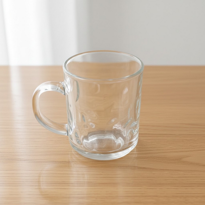 Cup, JINGYUAN, Glass, 240ml, Transparent