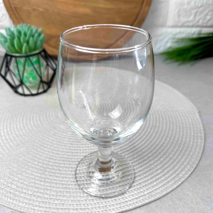 Glasses set, GLORECA, 6 pcs, Wine / water, Glass, 7cm, 15 cm