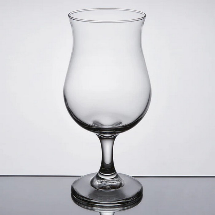 Set pahare, DELI, 6 buc, Pe picior, Sticla, 360ml