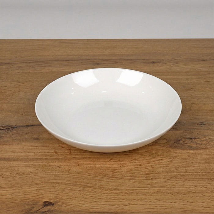 Глубокая тарелка, GS, New Bone China, 20.3см, Белый, Круглый, Глубокая тарелка