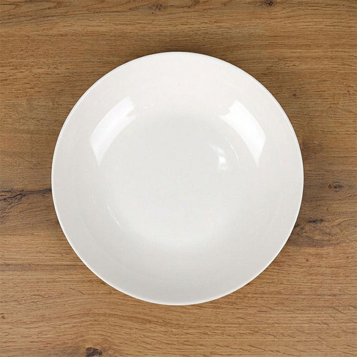 Глубокая тарелка, GS, New Bone China, 20.3см, Белый, Круглый, Глубокая тарелка