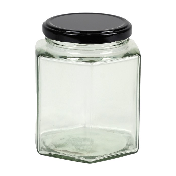 Borcan, GS, Cu capac, Sticla, 730 ml, Borcan cu capac