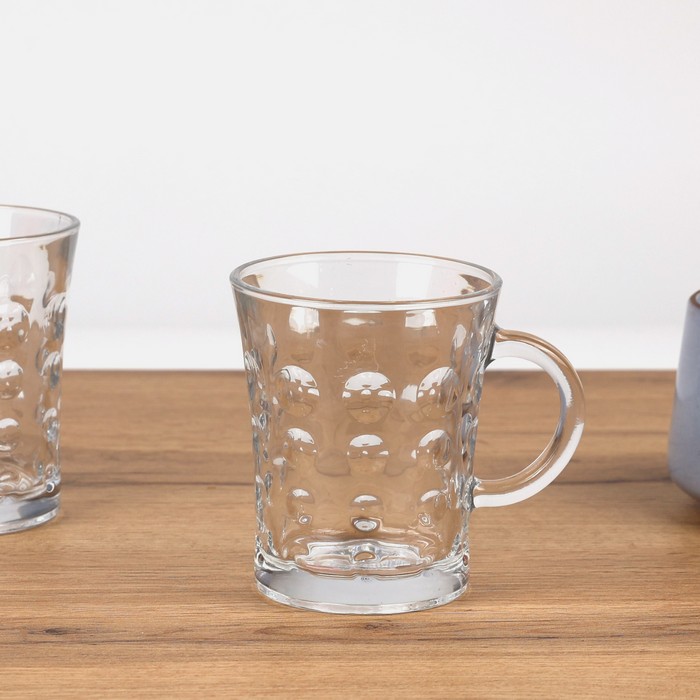Cup, JINGYUAN, Glass, Transparent, 280ml