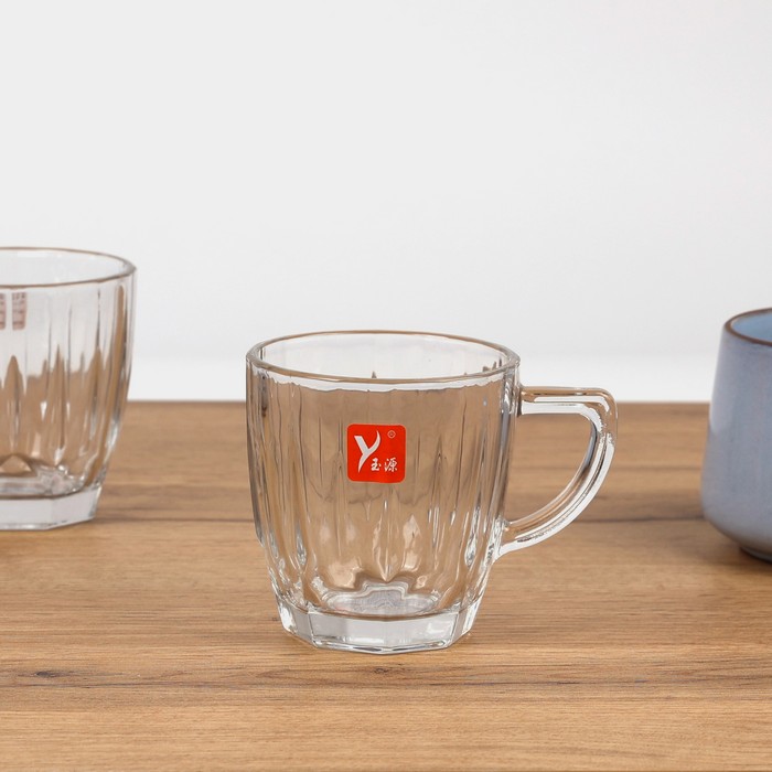 Cup, JINGYUAN, Glass, Transparent, 240ml