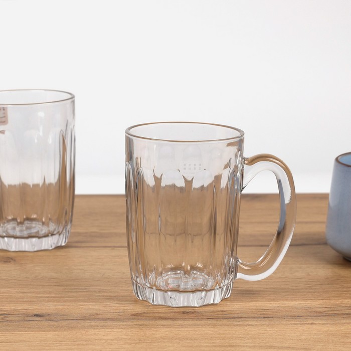 Cup, JINGYUAN, Glass, Transparent, 360ml