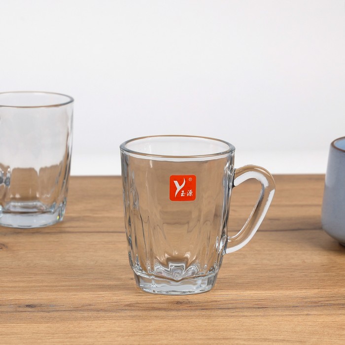 Cup, JINGYUAN, Glass, Transparent, 240ml