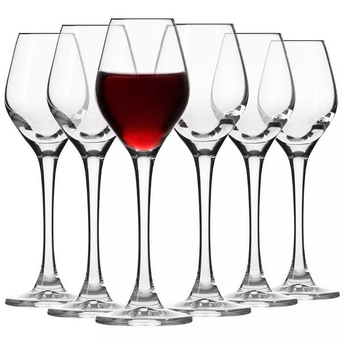 Set pahare, KROSNO, Sticla, 60ml, Lichior
