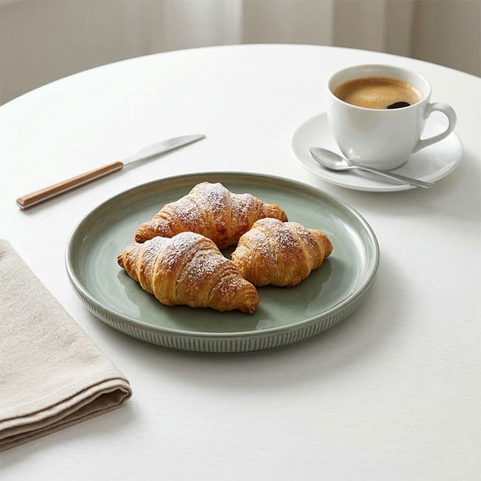 Platou, GS, Portelan, 21cm, Verde, Platou