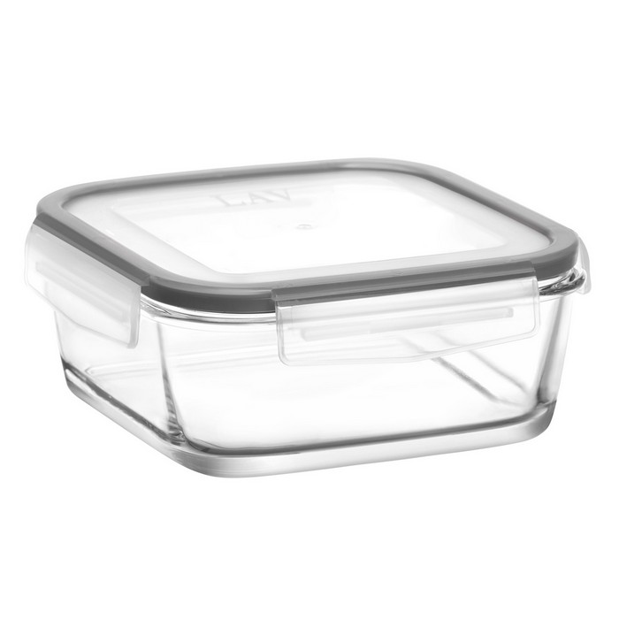 Container, LAV, Sticla, Cu capac, 1150 ml