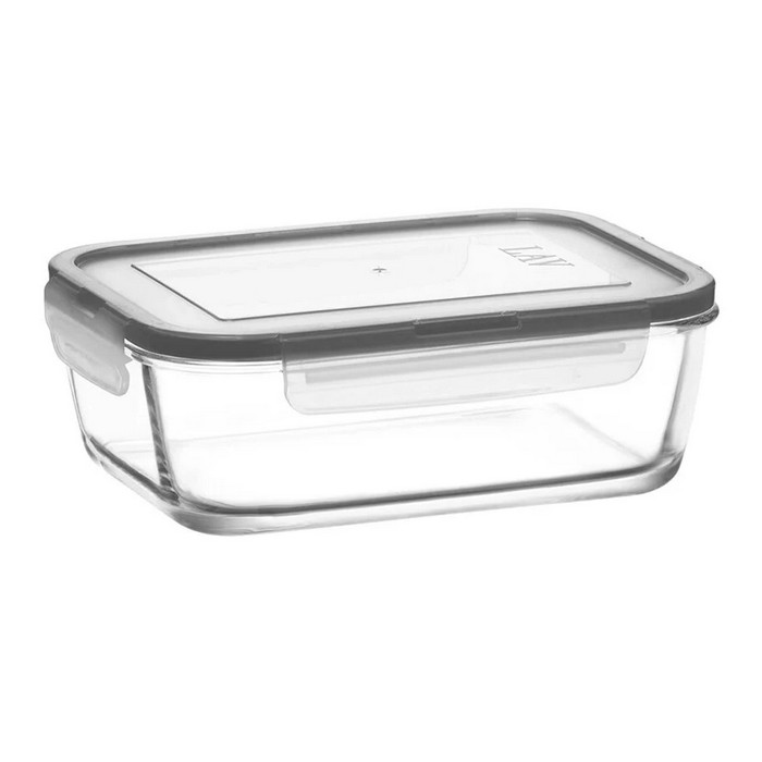 Container, LAV, Sticla, Cu capac, 1200 ml