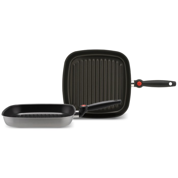 Fry pan, PIARDI HOME, Aluminium, 28x28 cm, Non-stick, 2mm, Grill, 2.5 mm, Electrical,gas