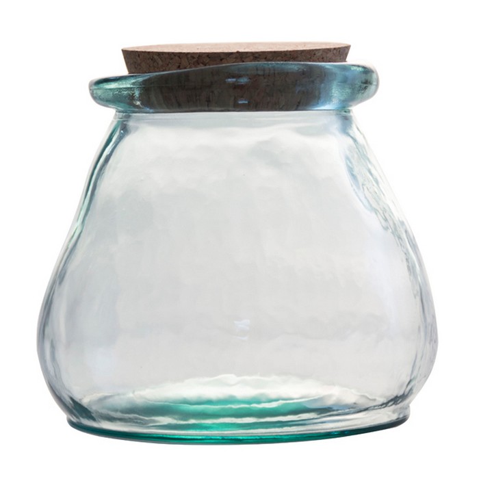Recipient depozitare, SAN MIGUEL, Sticla, Cu capac, 1.5L, 15cm, 15cm, T/Corcho