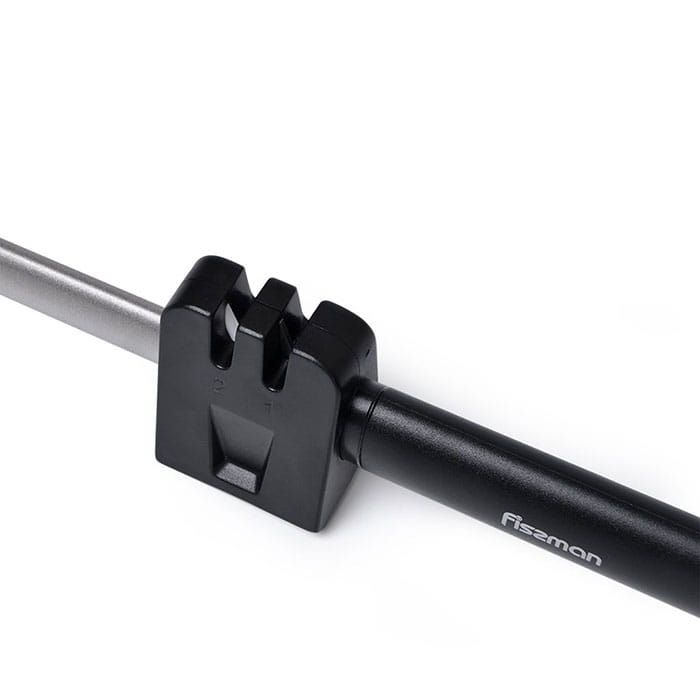 Multifunctional diamond rod for knives, FISSMAN, Steel, Black