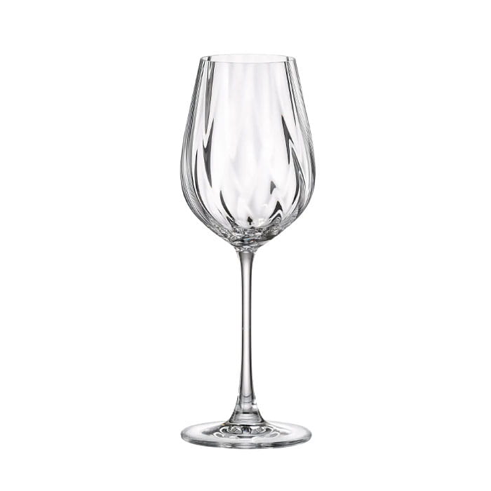 Pahar, CRYSTALITE-BOHEMIA, Sticla, 400 ml, Vin alb, CORA, Transparent